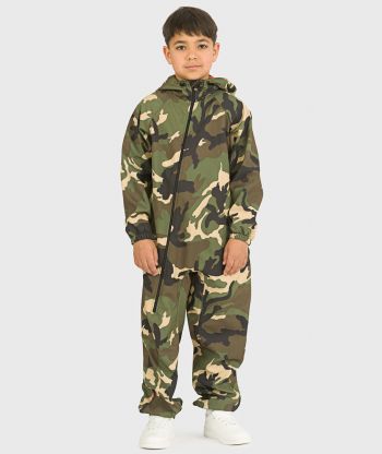 Waterproof Softshell Overall Comfy Skogskamouflage Jumpsuit