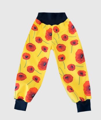 Waterproof Softshell Pants Yellow Poppy