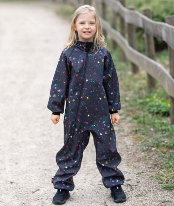 Waterproof Softshell Overall Comfy Glowing Spots Bodysuit