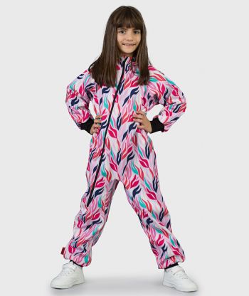 Waterproof Softshell Overall Comfy Colorful Fire Jumpsuit