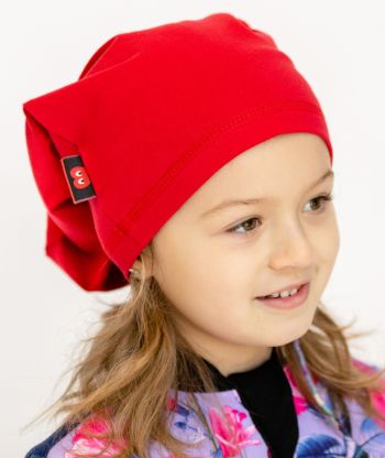 Oversize Baggy Hat Reflex Red