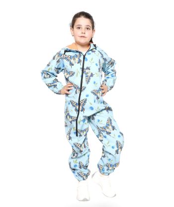 Waterproof Softshell Overall Comfy Fjärilar Jumpsuit